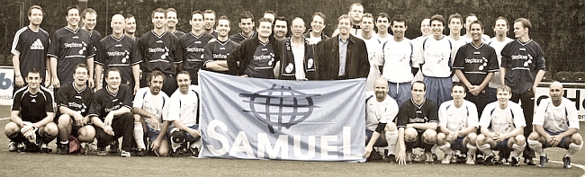 StepStone Deutschland Fuballmannschaft spielt fr Samuel Charity